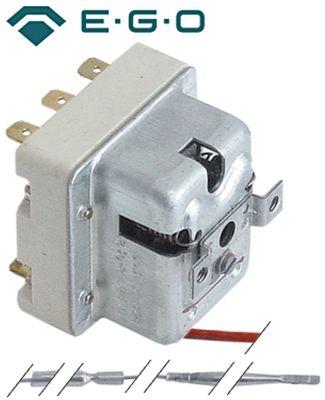 Sikkerhedstermostat Frakoblingstemp. 230°C 3-polet 10A Føler ø 4mm Føler L 120mm Kapillærrør