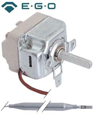 Termostat T.maks. 90°C 1-polet 1NO 16A Føler ø 6mm Føler L 130mm Kapillærrør 2000mm Pakdå