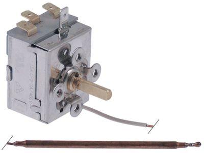 Termostat T.maks. 300°C 1-polet 1CO 15A Føler ø 4mm Føler L 97mm Kapillærrør 900mm