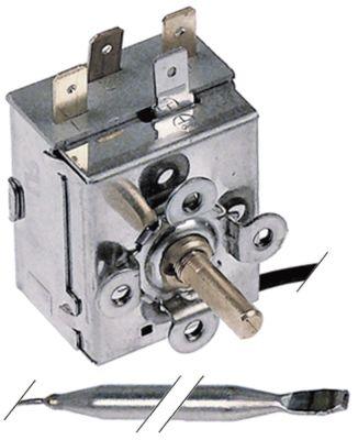 Termostat T.maks. 90°C 1-polet 1CO 15A Føler ø 6mm Føler L 90mm Kapillærrør 1500mm Pakdås