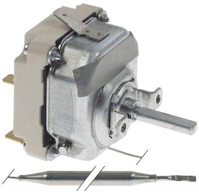 Termostat T.maks. 93°C 3-polet 3NO 16A Føler ø 6mm Føler L 129mm Kapillærrør 1480mm Pakdå