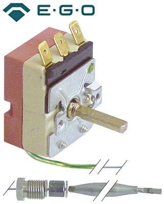 Termostat T.maks. 85°C 1-polet 1CO 16A Føler ø 6mm Føler L 73mm Kapillærrør 1540mm Pakdås