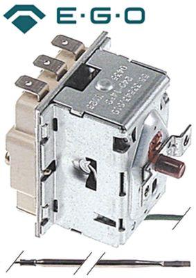 Sikkerhedstermostat Frakoblingstemp. 240°C 3-polet 20A Føler ø 31mm Føler L 226mm Kapillærrø