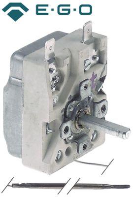 Termostat T.maks. 500°C 1-polet 1NC 15A Føler ø 4mm Føler L 295mm Kapillærrør 1200mm