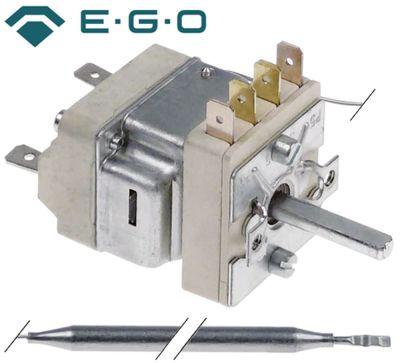 Termostat T.maks. 110°C 1-polet 1NO 16A Føler ø 6mm Føler L 129mm Kapillærrør 570mm