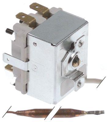 Sikkerhedstermostat Frakoblingstemp. 155°C 2-polet 2NC 20A Føler ø 6mm Føler L 92mm Kapillærr