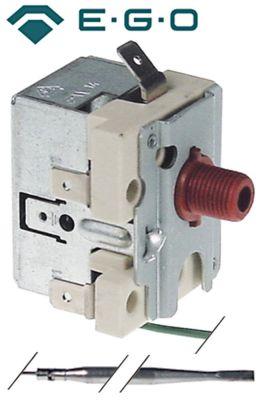Sikkerhedstermostat Frakoblingstemp. 340°C 1-polet 16A Føler ø 4mm Føler L 100mm Kapillærrør