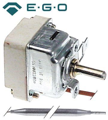 Termostat T.maks. 110°C 1-polet 1NO 16A Føler ø 6mm Føler L 130mm Kapillærrør 900mm