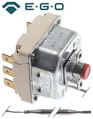 Sikkerhedstermostat Frakoblingstemp. 285°C 3-polet 10A Føler ø 6mm Føler L 157mm Kapillærrør