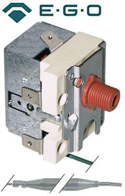 Sikkerhedstermostat Frakoblingstemp. 147°C 1-polet 16A Føler ø 6mm Føler L 77mm Kapillærrør 