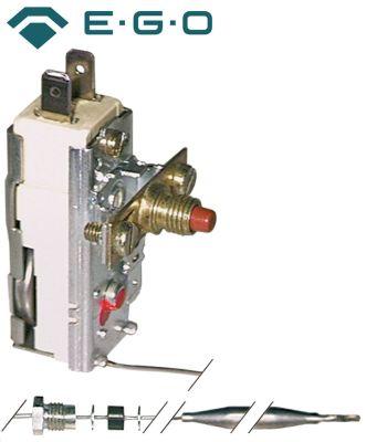 Sikkerhedstermostat Frakoblingstemp. 340°C 1-polet 16A Føler ø 3,03mm Føler L 144mm Kapillærr