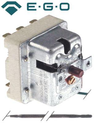 Sikkerhedstermostat Frakoblingstemp. 480°C 3-polet 20A Føler ø 4mm Føler L 230mm Kapillærrør