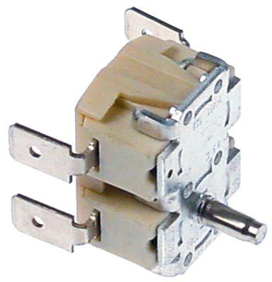 Kontakttermostat Frakoblingstemp. 63/80°C 2NC 16A Stift ø3,5 mm Tilslutning F6,3 2-polet