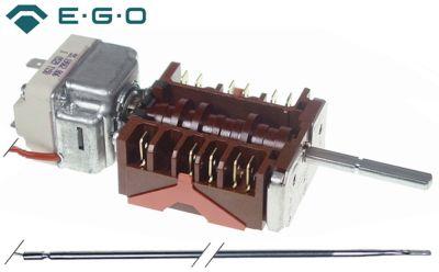 Termostat T.maks. 320°C 1-polet 1NO Føler ø 31mm Føler L 226mm Kapillærrør 900mm Pakdåse 