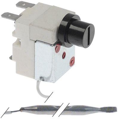 Sikkerhedstermostat T.maks. 124°C 1-polet 1CO 16A Føler ø 6mm Føler L 70mm Kapillærrør 1970m