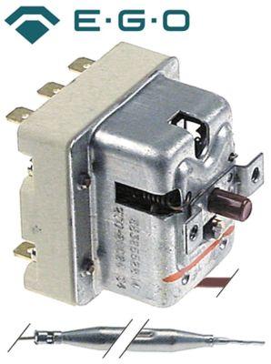 Sikkerhedstermostat Frakoblingstemp. 270°C 3-polet 3NC 20A Føler ø 6mm Føler L 79mm