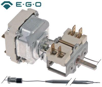 Termostat T.maks. 85°C 3-polet 3NO 16A Føler ø 6mm Føler L 131mm Kapillærrør 1440mm Pakdå