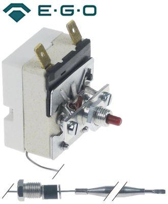Sikkerhedstermostat Frakoblingstemp. 115°C 1-polet 1NC 16A Føler ø 6mm Føler L 78mm Kapillærr