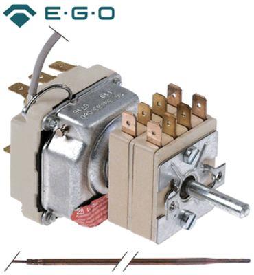 Termostat T.maks. 550°C 3-polet 2NO/1NO 16A Føler ø 39mm Føler L 228mm Kapillærrør 1110mm
