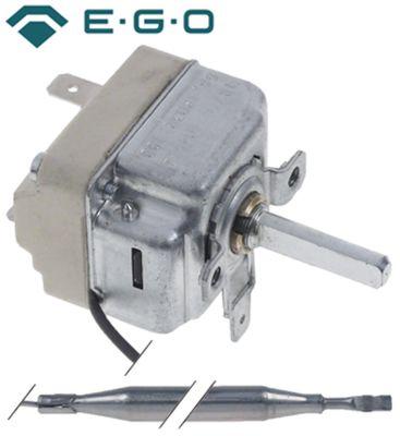 Termostat T.maks. 185°C 1-polet 1NO 16A Føler ø 6mm Føler L 133mm Kapillærrør 870mm