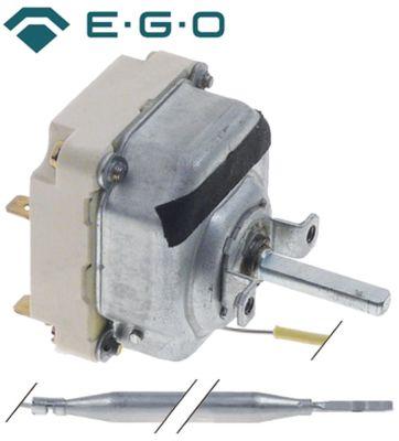 Termostat T.maks. 182°C 3-polet 3NO 16A Føler ø 6mm Føler L 133mm Kapillærrør 1180mm