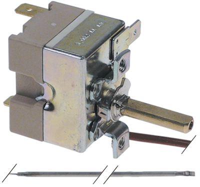 Termostat T.maks. 280°C 1-polet 1NO 16A Føler ø 3mm Føler L 185mm Kapillærrør 960mm