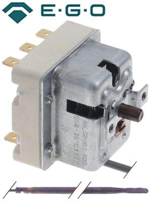Sikkerhedstermostat Frakoblingstemp. 658°C 3-polet 3NC Føler ø 4mm Føler L 160mm Kapillærrør