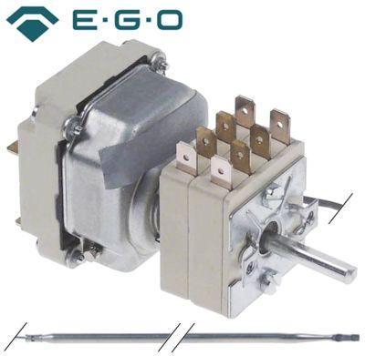 Termostat T.maks. 310°C 3-polet 3NO 16A Føler ø 3mm Føler L 165mm Kapillærrør 1590mm