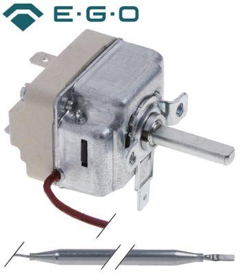 Termostat T.maks. 70°C 1-polet 1NO 16A Føler ø 6mm Føler L 129mm Kapillærrør 900mm Pakdås
