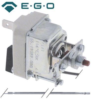 Sikkerhedstermostat Frakoblingstemp. 154°C 1-polet 1NC 16A Føler ø 3mm Føler L 227mm
