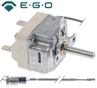 Termostat T.maks. 262°C 1-polet 1NO 16A Føler ø 3mm Føler L 230mm Kapillærrør 900mm