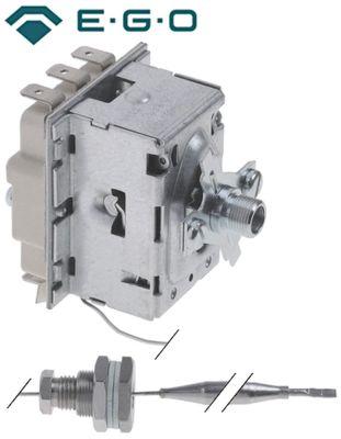 Sikkerhedstermostat Frakoblingstemp. 230°C 3-polet 1NC Føler ø 6mm Føler L 75mm Kapillærrør 