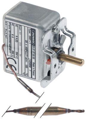 Termostat T.maks. 400°C 1-polet 1CO 6A Føler ø 8mm Føler L 138mm Kapillærrør 1450mm Pakdå
