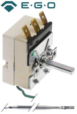 Termostat T.maks. 93°C 1-polet 1NO 16A Føler ø 31mm Føler L 244mm Kapillærrør 710mm