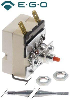 Sikkerhedstermostat Frakoblingstemp. 160°C 1-polet 16A Føler ø 6mm Føler L 75mm Kapillærrør 