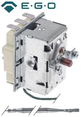Sikkerhedstermostat Frakoblingstemp. 295°C 3-polet 20A Føler ø 4mm Føler L 128mm Kapillærrør