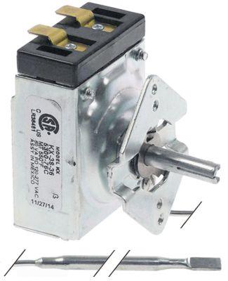 Termostat T.maks. 260°C 1-polet 1NO Føler ø 5mm Føler L 286mm Kapillærrør 900mm Pakdåse  