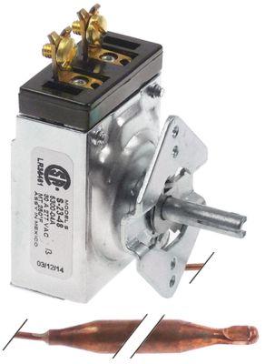 Termostat T.maks. 121°C 1-polet 1NO Føler ø 84mm Føler L 98mm Kapillærrør 1130mm Pakdåse 