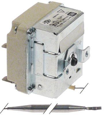 Sikkerhedstermostat Frakoblingstemp. 140°C 16A Føler ø 6mm Føler L 112mm Kapillærrør 410mm 4