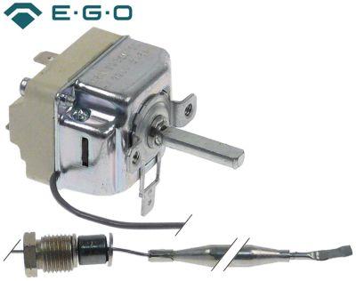 Termostat T.maks. 192°C 1-polet 1NO Føler ø 6mm Føler L 133mm Kapillærrør 1770mm Pakdåse 