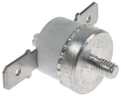 Sikkerheds-kontakttermostat Frakoblingstemp. 190°C 1NC 16A Tilslutning F6,3 Gevind M4 1-polet