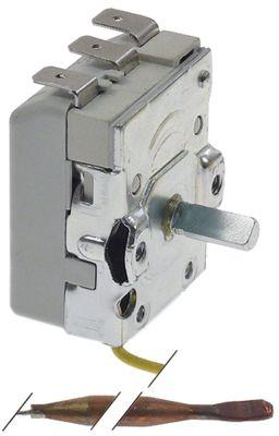 Termostat T.maks. 90°C 1-polet 1CO 16A Føler ø 6mm Føler L 100mm Kapillærrør 3000mm Pakdå