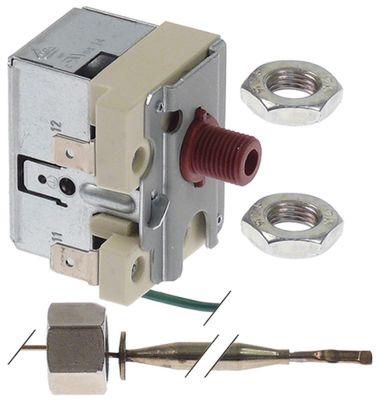 Sikkerhedstermostat Frakoblingstemp. 365°C 1-polet 16A Føler ø 5mm Føler L 70mm Kapillærrør 