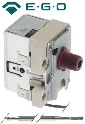 Sikkerhedstermostat Frakoblingstemp. 222°C 1-polet 16A Føler ø 3mm Føler L 160mm Kapillærrør