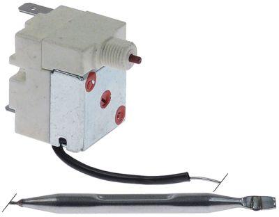 Sikkerhedstermostat 1-polet 1NO 16A Føler ø 6mm Føler L 80mm Kapillærrør 900mm Pakdåse  -