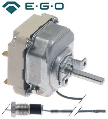 Termostat T.maks. 185°C 3-polet 3NO Føler ø 4mm Føler L 235mm Kapillærrør 1180mm Pakdåse 