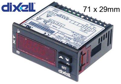 Elektronikregulering 12V Indbygningsmål 71x29mm NTC/PTC/Pt100/TC(J,K) Montering Indbygningsversion