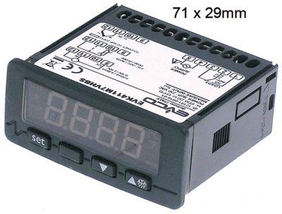 Elektronikregulering 230V Indbygningsmål 71x29mm NTC/PTC/Pt100/Pt1000/TC(J,K)/mV/mA