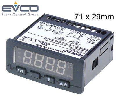 Elektronikregulering 230V Indbygningsmål 71x29mm NTC/PTC Montering Indbygningsversion Relæudgange 3