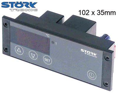 Elektronikregulering 230V Indbygningsmål 102,5x35mm PTC/Pt100/Pt1000